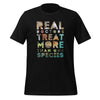 Real Doctors treat more than one species Unisex T-shirt-Teelime | shirts-hoodies-mugs