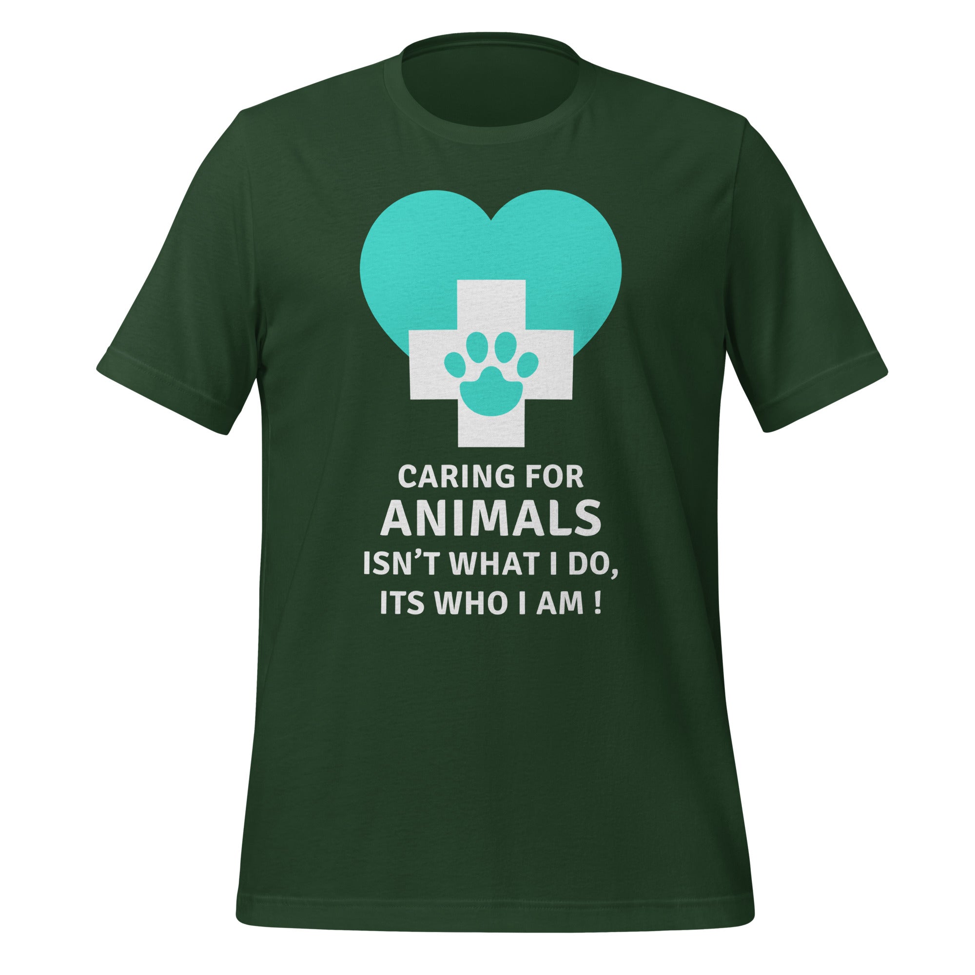 Caring for animals isn't what I do, Its who I am! Unisex t-shirt-Teelime | shirts-hoodies-mugs