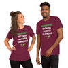 Gardening because murder is wrong Unisex t-shirt-Teelime | shirts-hoodies-mugs