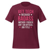 Vet Tech Because Badass Isn't An Official Job Title Unisex t-shirt-Teelime | shirts-hoodies-mugs