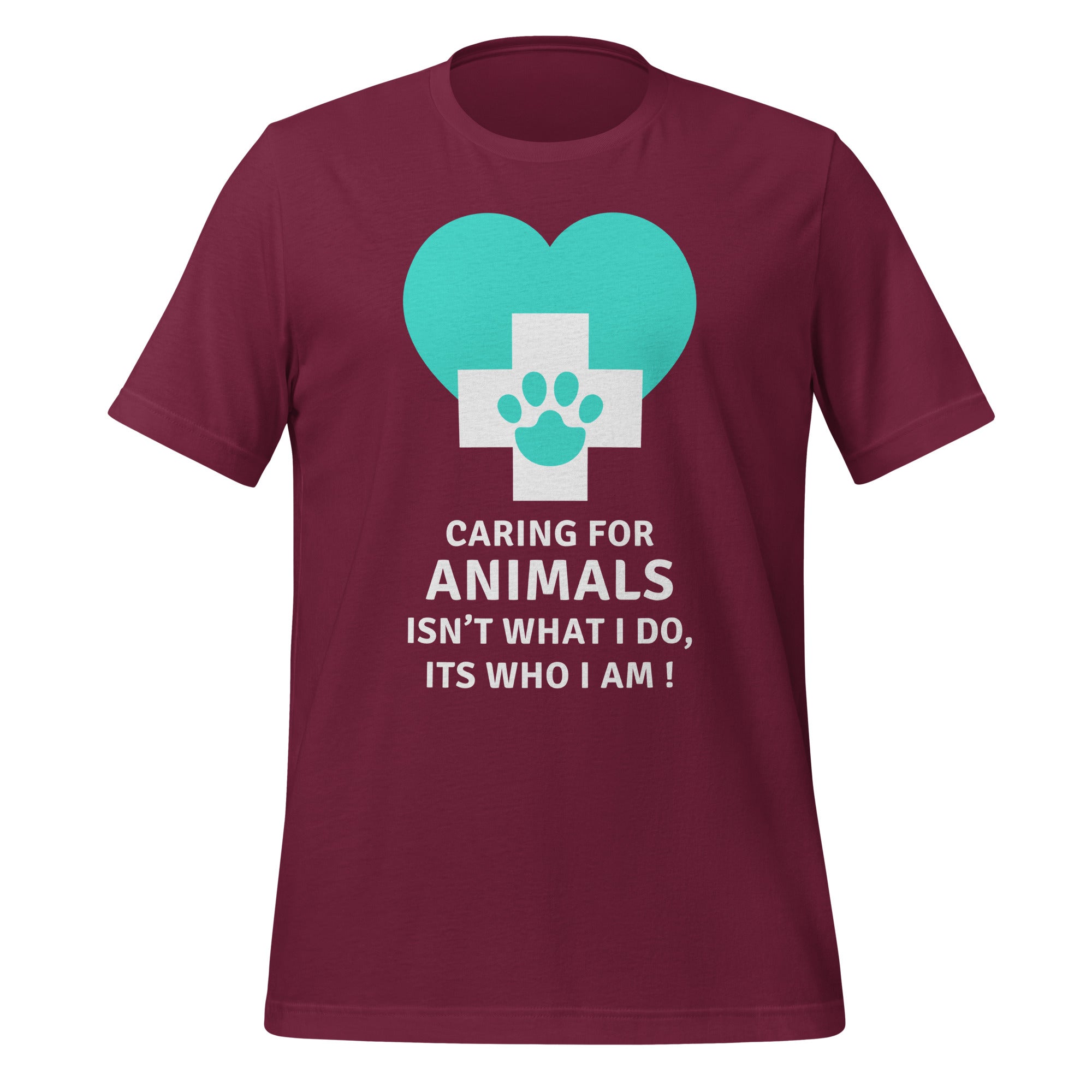 Caring for animals isn't what I do, Its who I am! Unisex t-shirt-Teelime | shirts-hoodies-mugs