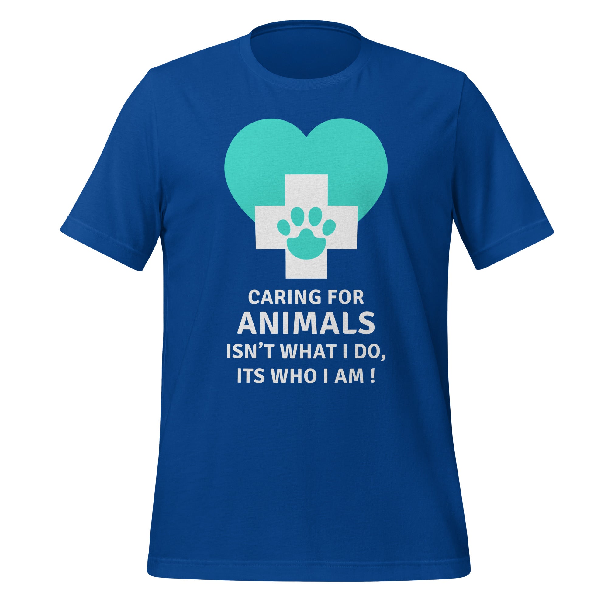 Caring for animals isn't what I do, Its who I am! Unisex t-shirt-Teelime | shirts-hoodies-mugs