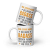 Badass Real Estate Agent White glossy mug-Teelime | shirts-hoodies-mugs