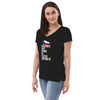 Legends are born in Czech Republic Women’s V-neck t-shirt-Teelime | shirts-hoodies-mugs