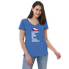 Legends are born in Czech Republic Women’s V-neck t-shirt-Teelime | shirts-hoodies-mugs