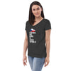 Legends are born in Czech Republic Women’s V-neck t-shirt-Teelime | shirts-hoodies-mugs