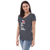 Legends are born in Czech Republic Women’s V-neck t-shirt-Teelime | shirts-hoodies-mugs