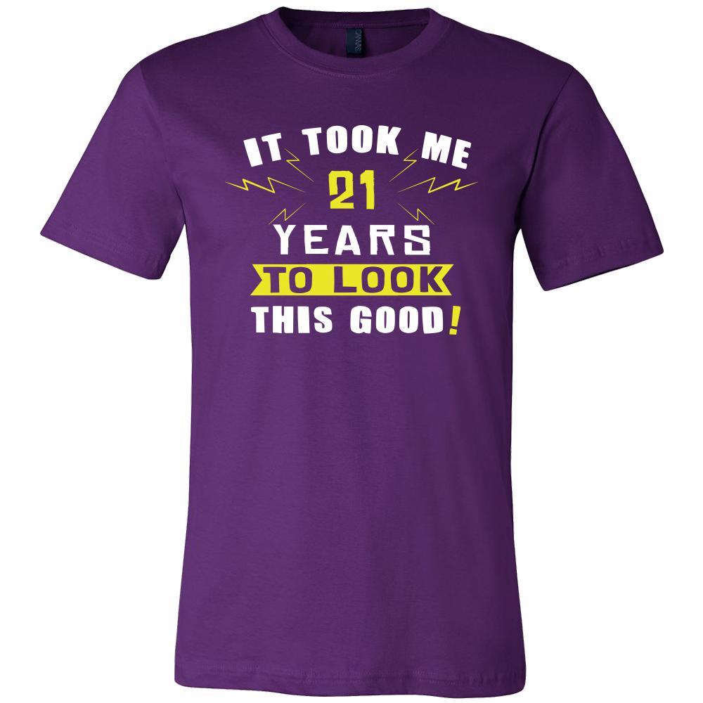 21th Birthday Shirt - It took me 21 years to look this good - Funny Gift-T-shirt-Teelime | shirts-hoodies-mugs