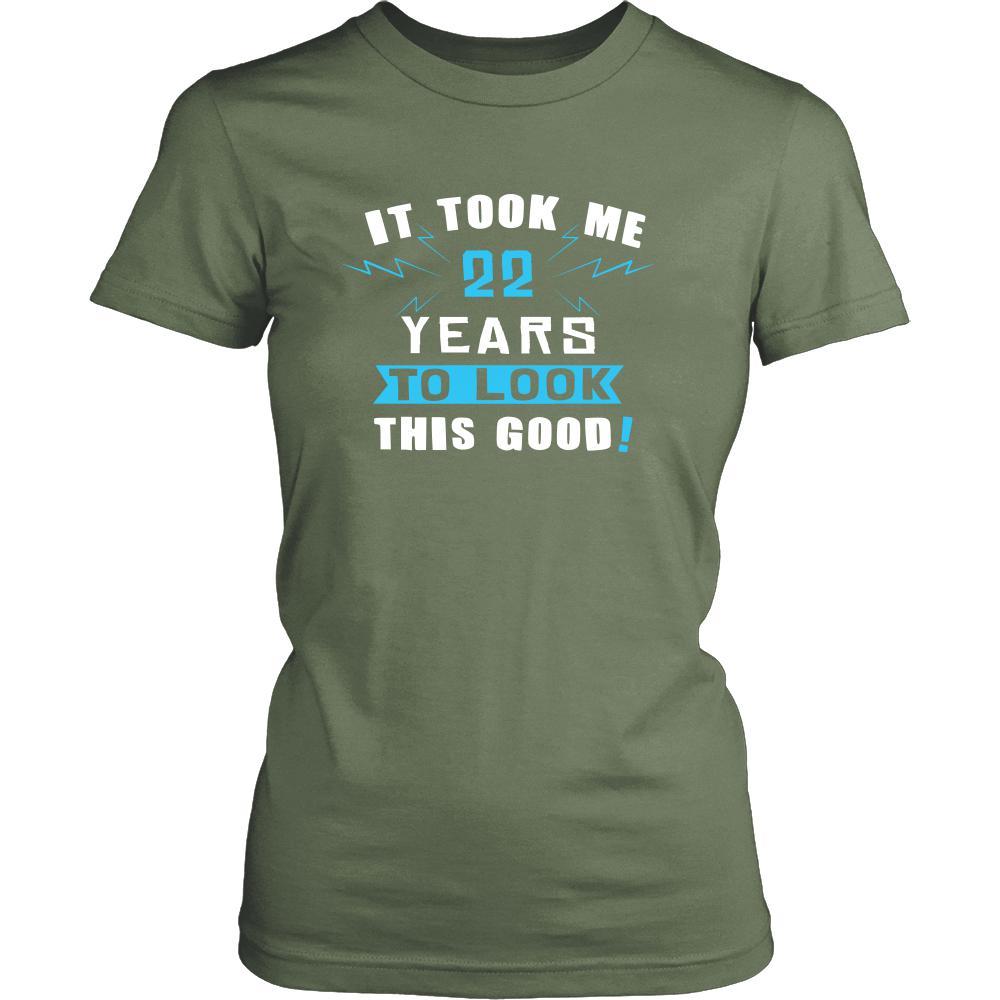 22th Birthday Shirt - It took me 22 years to look this good - Funny Gift-T-shirt-Teelime | shirts-hoodies-mugs