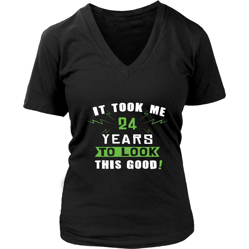 24th Birthday Shirt - It took me 24 years to look this good - Funny Gift-T-shirt-Teelime | shirts-hoodies-mugs
