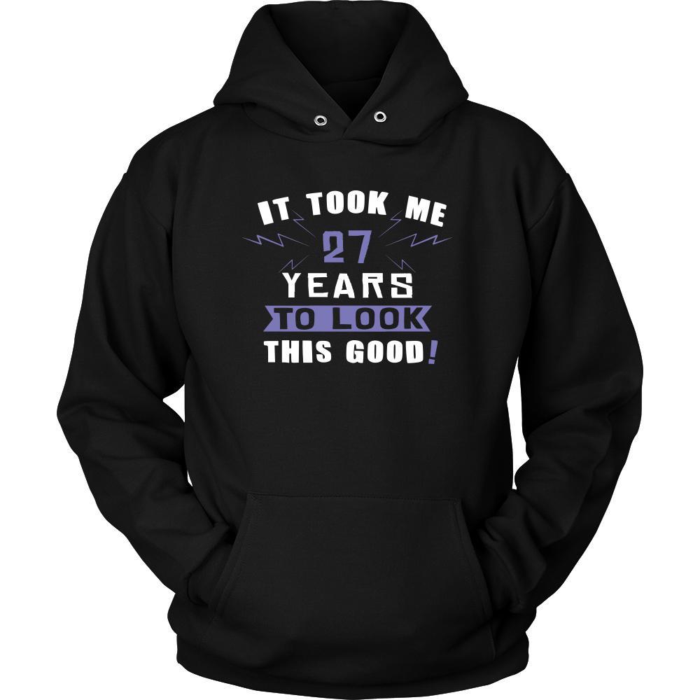 27th Birthday Shirt - It took me 27 years to look this good - Funny Gift-T-shirt-Teelime | shirts-hoodies-mugs