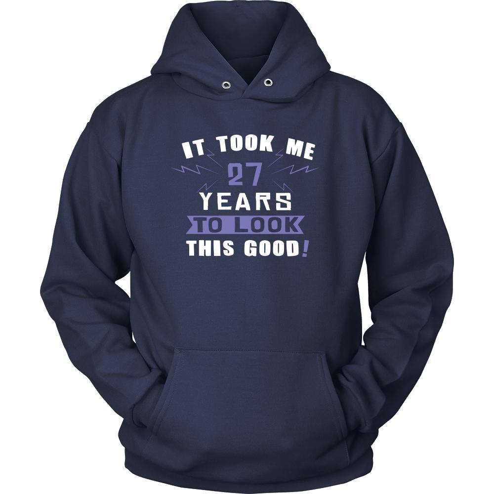 27th Birthday Shirt - It took me 27 years to look this good - Funny Gift-T-shirt-Teelime | shirts-hoodies-mugs