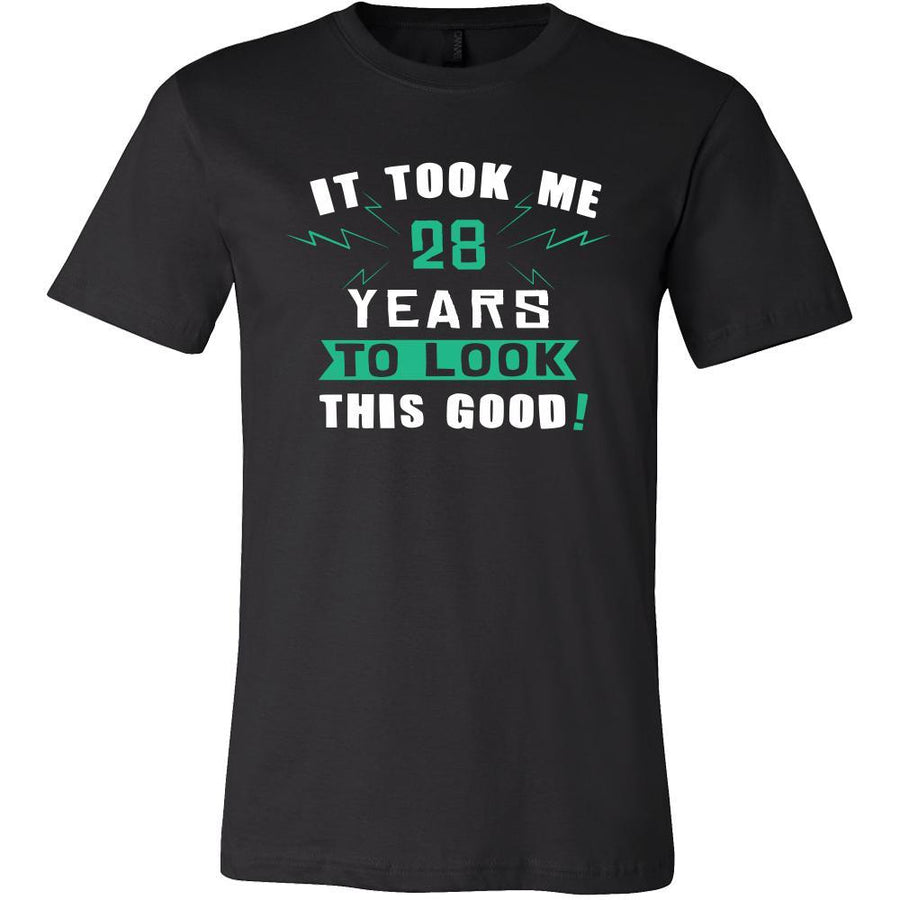 28th Birthday Shirt - It took me 28 years to look this good - Funny Gift-T-shirt-Teelime | shirts-hoodies-mugs