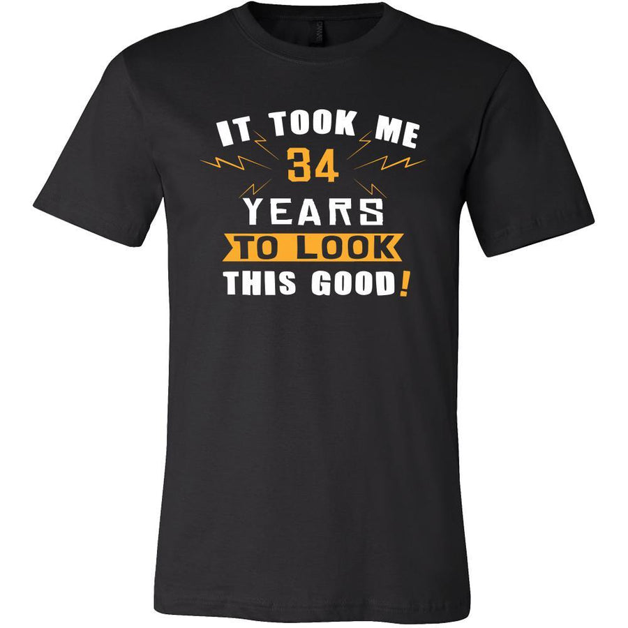 34th Birthday Shirt - It took me 34 years to look this good - Funny Gift-T-shirt-Teelime | shirts-hoodies-mugs