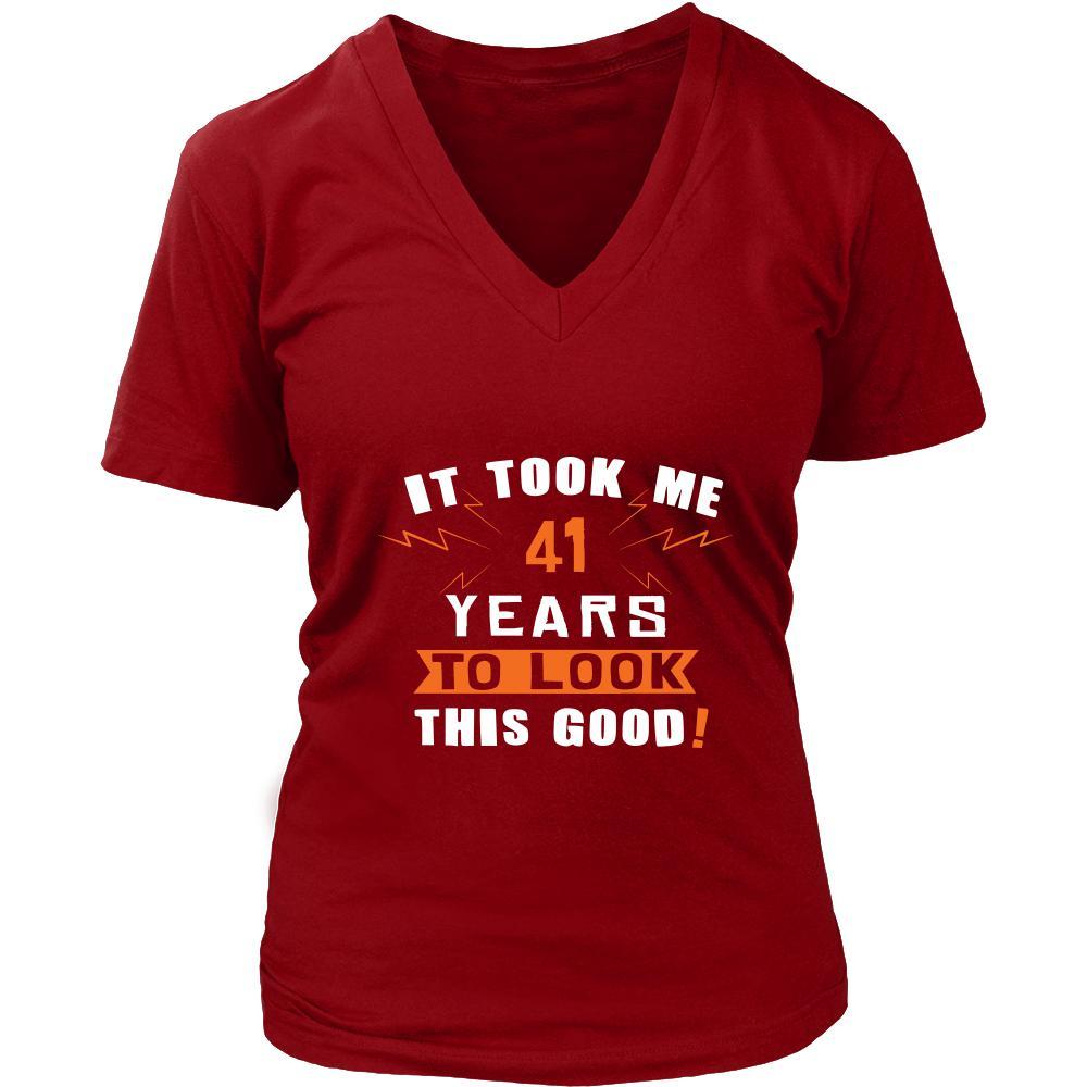 41th Birthday Shirt - It took me 41 years to look this good - Funny Gift-T-shirt-Teelime | shirts-hoodies-mugs