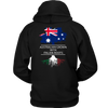 ITALIAN T SHIRT - AUSTRALIAN GROWN WITH ITALIAN ROOTS Design on the back-T-shirt-Teelime | shirts-hoodies-mugs