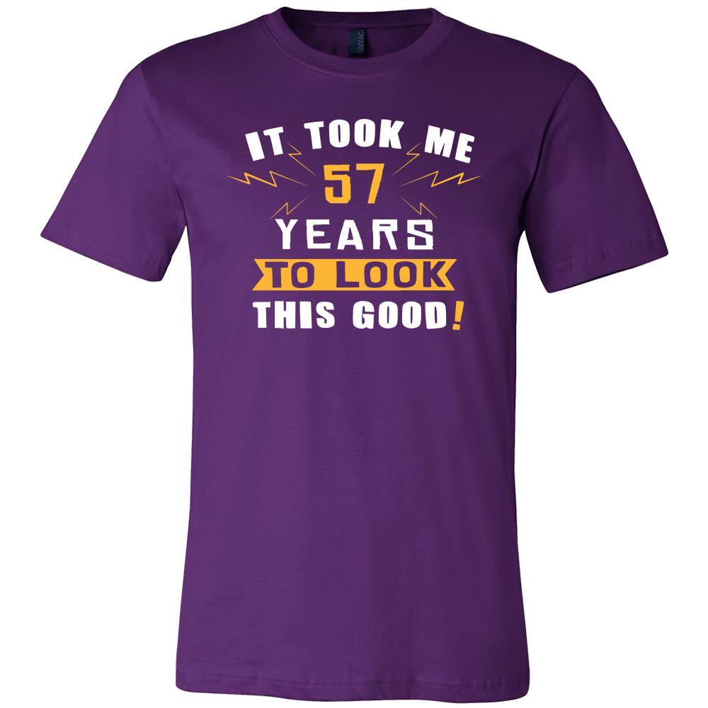 57th Birthday Shirt - It took me 57 years to look this good - Funny Gift-T-shirt-Teelime | shirts-hoodies-mugs