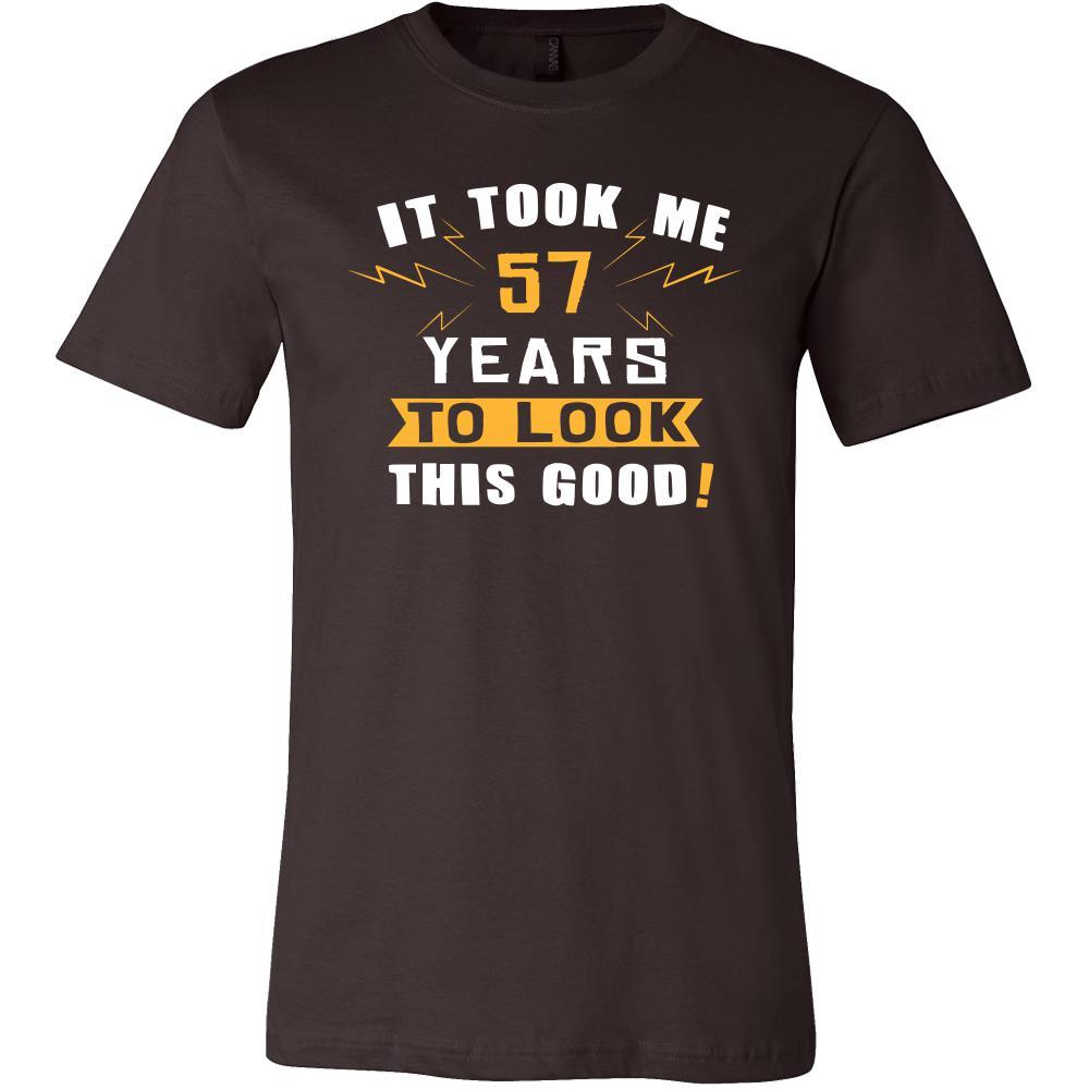 57th Birthday Shirt - It took me 57 years to look this good - Funny Gift-T-shirt-Teelime | shirts-hoodies-mugs