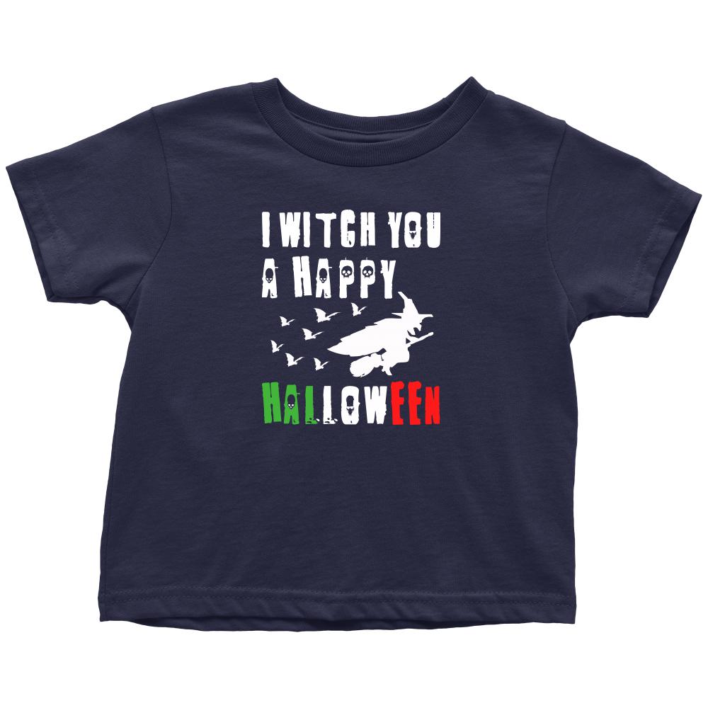 Halloween Kids Shirt-I Witch You a Happy Halloween-T-shirt-Teelime | shirts-hoodies-mugs
