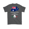 ITALIAN T SHIRT - AUSTRALIAN GROWN WITH ITALIAN ROOTS Design on the back-T-shirt-Teelime | shirts-hoodies-mugs