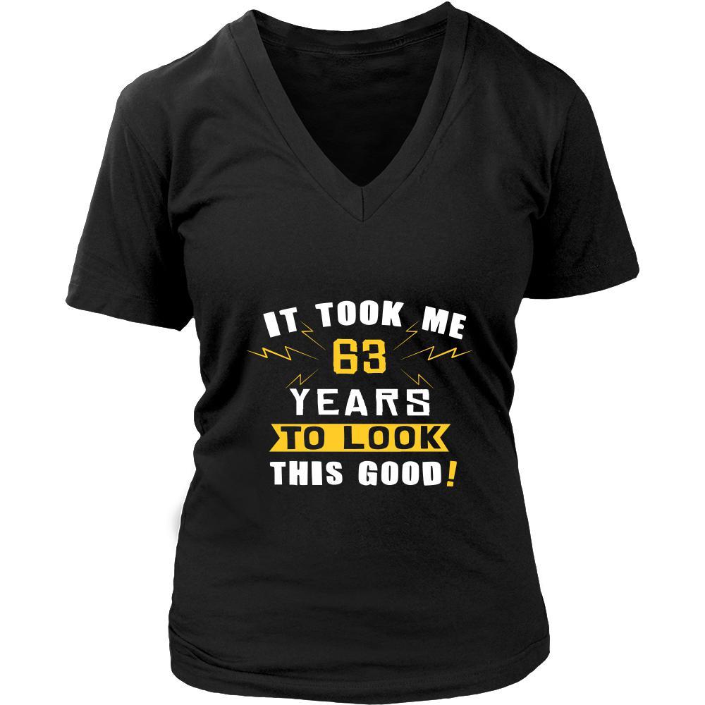 63th Birthday Shirt - It took me 63 years to look this good - Funny Gift-T-shirt-Teelime | shirts-hoodies-mugs