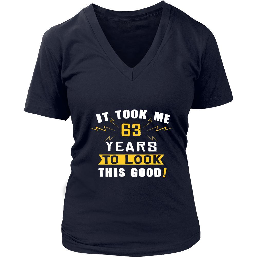 63th Birthday Shirt - It took me 63 years to look this good - Funny Gift-T-shirt-Teelime | shirts-hoodies-mugs