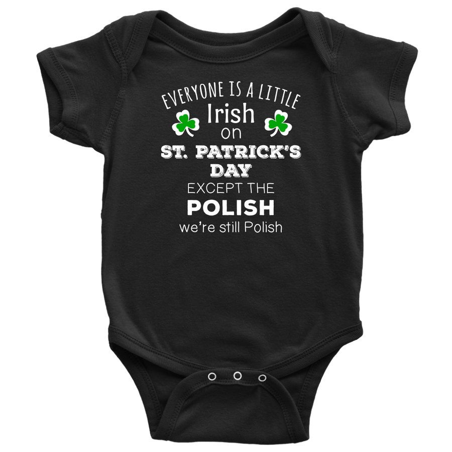 EVERYONE'S A LITTLE IRISH EXCEPT THE POLISH WE ARE STILL POLISH - KIDS-T-shirt-Teelime | shirts-hoodies-mugs