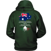 ITALIAN T SHIRT - AUSTRALIAN GROWN WITH ITALIAN ROOTS Design on the back-T-shirt-Teelime | shirts-hoodies-mugs