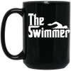 The Swimmer15 oz. Black Mug-Drinkware-Teelime | shirts-hoodies-mugs