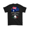 ITALIAN T SHIRT - AUSTRALIAN GROWN WITH ITALIAN ROOTS Design on the back-T-shirt-Teelime | shirts-hoodies-mugs