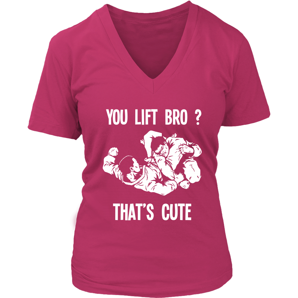BJJ T Shirt - You lift Bro? That's cute-T-shirt-Teelime | shirts-hoodies-mugs