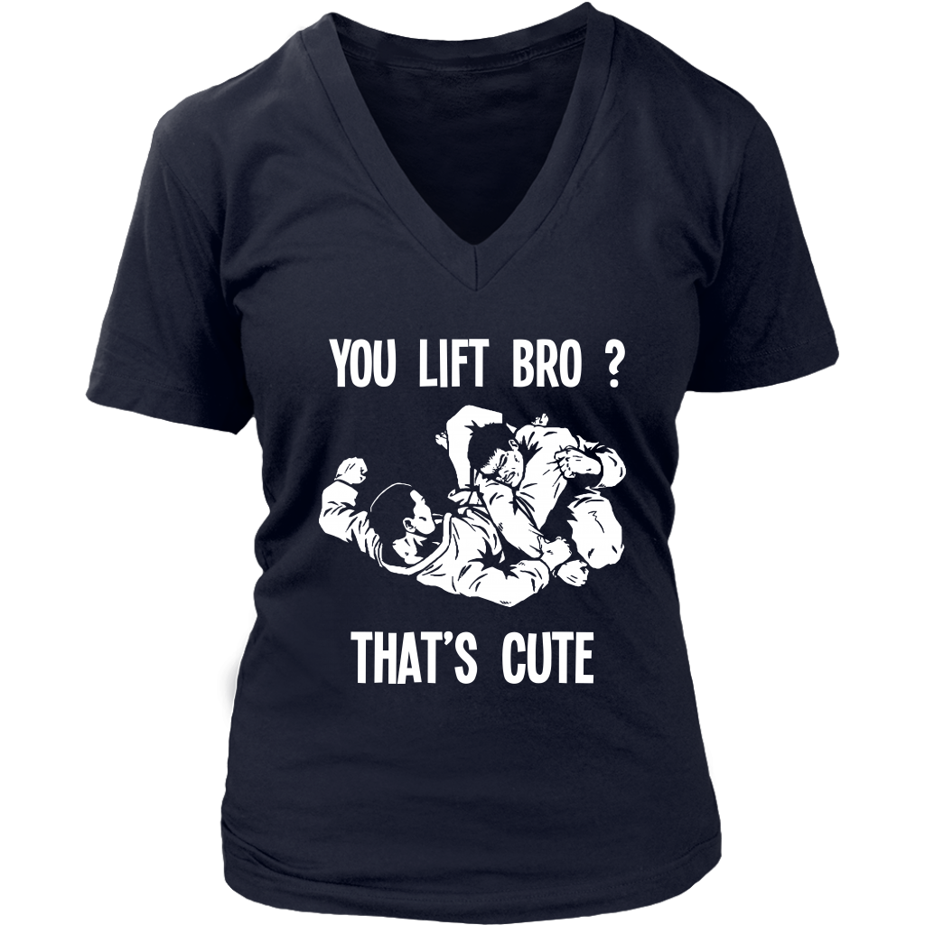 BJJ T Shirt - You lift Bro? That's cute-T-shirt-Teelime | shirts-hoodies-mugs