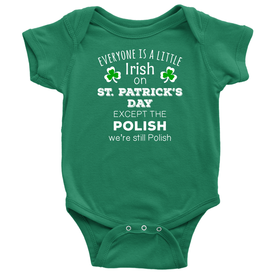 EVERYONE'S A LITTLE IRISH EXCEPT THE POLISH WE ARE STILL POLISH - KIDS-T-shirt-Teelime | shirts-hoodies-mugs