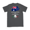 ITALIAN T SHIRT - AUSTRALIAN GROWN WITH ITALIAN ROOTS Design on the back-T-shirt-Teelime | shirts-hoodies-mugs