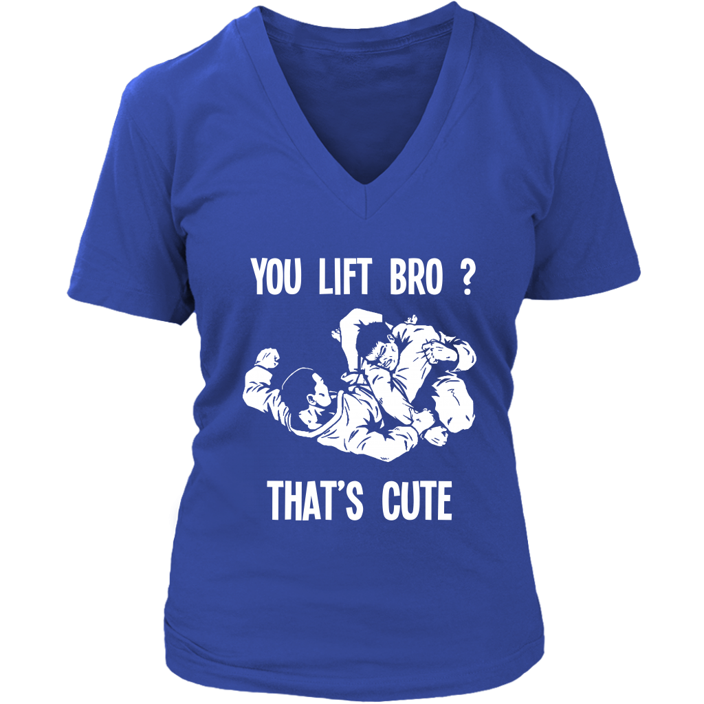 BJJ T Shirt - You lift Bro? That's cute-T-shirt-Teelime | shirts-hoodies-mugs