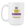 Accountant Coffee mug - Accountant Powered by-Drinkware-Teelime | shirts-hoodies-mugs