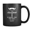 Accountant - Everyone relax the Accountant is here, the day will be save shortly - 11oz Black Mug-Drinkware-Teelime | shirts-hoodies-mugs