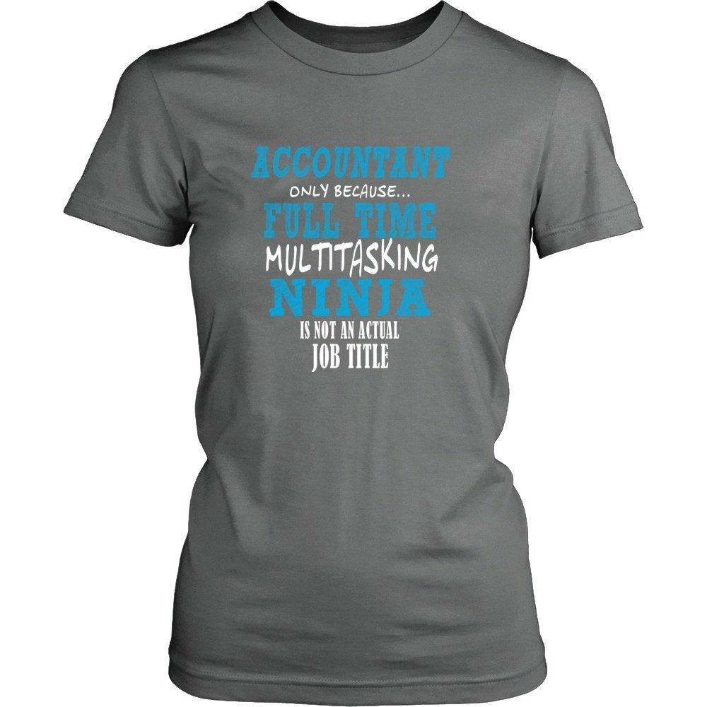 Accountant Funny T Shirt - Multitasking ninja-T-shirt-Teelime | shirts-hoodies-mugs