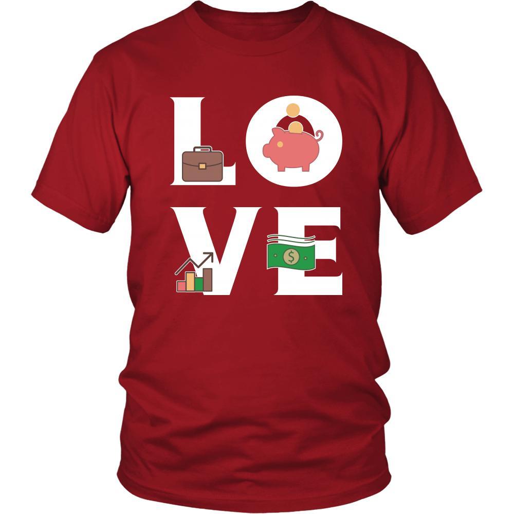 Accountant - LOVE Accountanting - Profession/Job Shirt-T-shirt-Teelime | shirts-hoodies-mugs