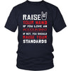 Accountant Shirt - Raise your hand if you love Accountant, if not raise your standarts - Profession Gift-T-shirt-Teelime | shirts-hoodies-mugs