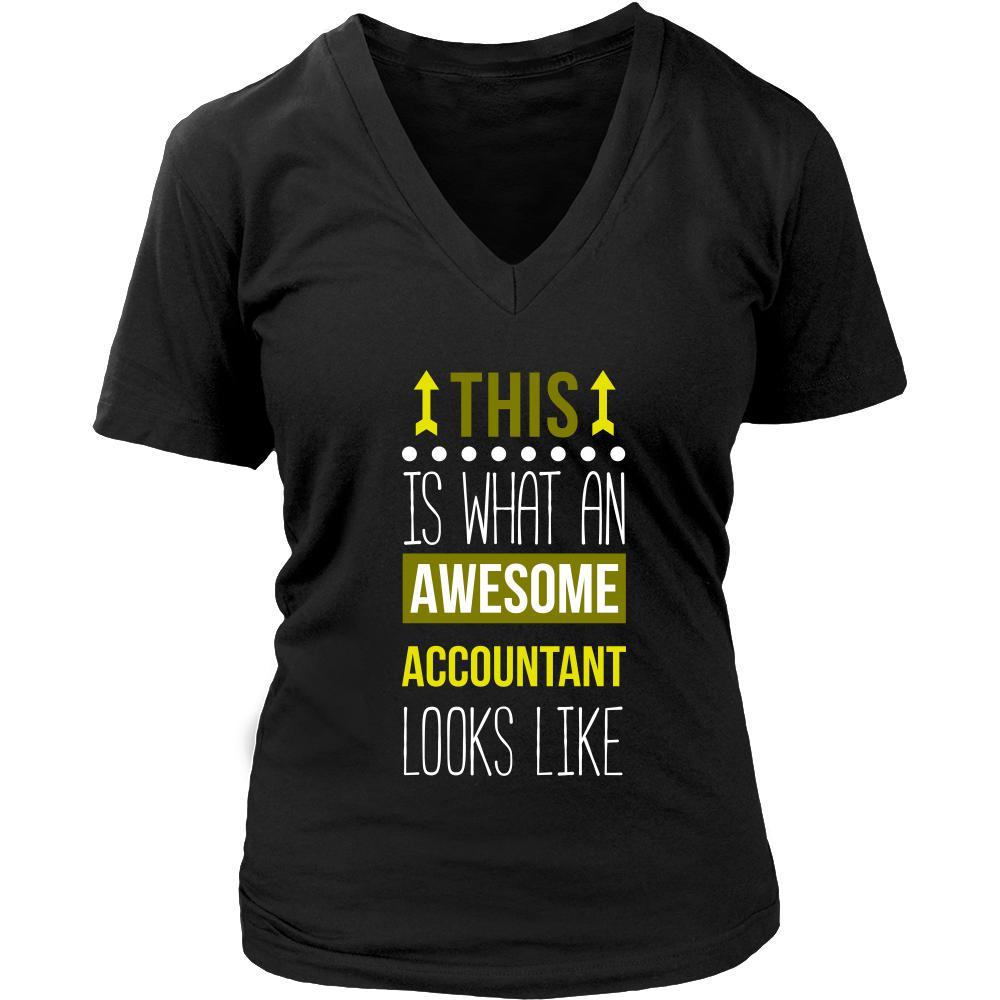 Accountant Shirt - This is what an awesome Accountant looks like - Profession Gift-T-shirt-Teelime | shirts-hoodies-mugs