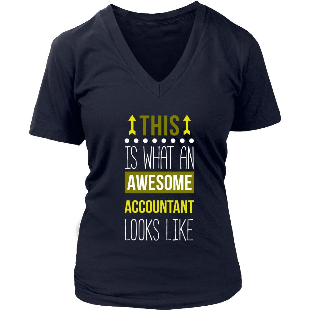 Accountant Shirt - This is what an awesome Accountant looks like - Profession Gift-T-shirt-Teelime | shirts-hoodies-mugs