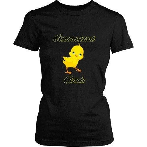 Accountant T Shirt - Accountant chick-T-shirt-Teelime | shirts-hoodies-mugs