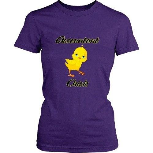 Accountant T Shirt - Accountant chick-T-shirt-Teelime | shirts-hoodies-mugs