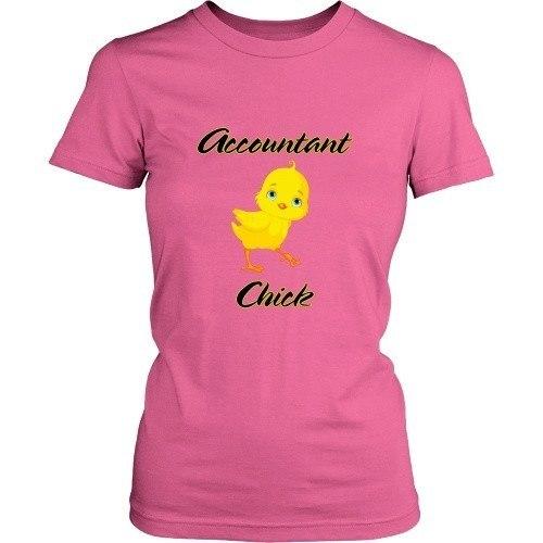 Accountant T Shirt - Accountant chick-T-shirt-Teelime | shirts-hoodies-mugs