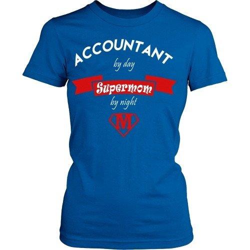 Accountant T Shirt - Accountant supermom-T-shirt-Teelime | shirts-hoodies-mugs