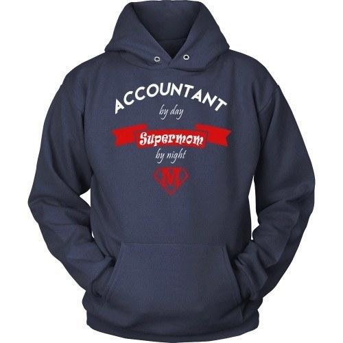 Accountant T Shirt - Accountant supermom-T-shirt-Teelime | shirts-hoodies-mugs