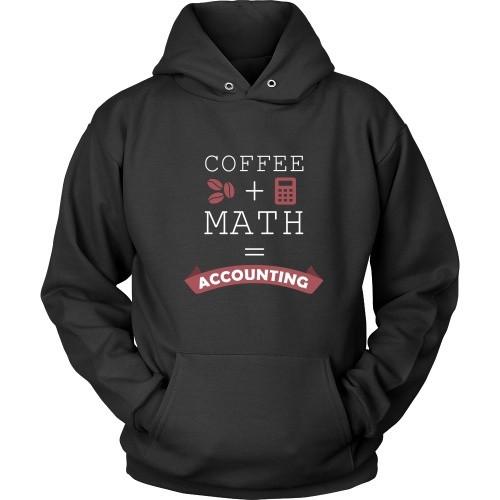 Accountant T Shirt - Coffee + Math = Accounting-T-shirt-Teelime | shirts-hoodies-mugs