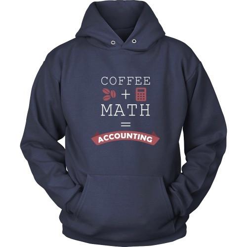 Accountant T Shirt - Coffee + Math = Accounting-T-shirt-Teelime | shirts-hoodies-mugs