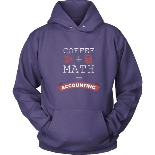 Accountant T Shirt - Coffee + Math = Accounting-T-shirt-Teelime | shirts-hoodies-mugs